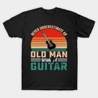 Never underestimate an old man with a saXOPHONE T-Shirt